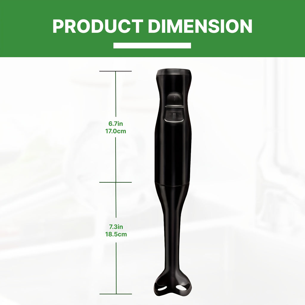 2-Speed Handheld Immersion Blender – Compact, Detachable & Versatile