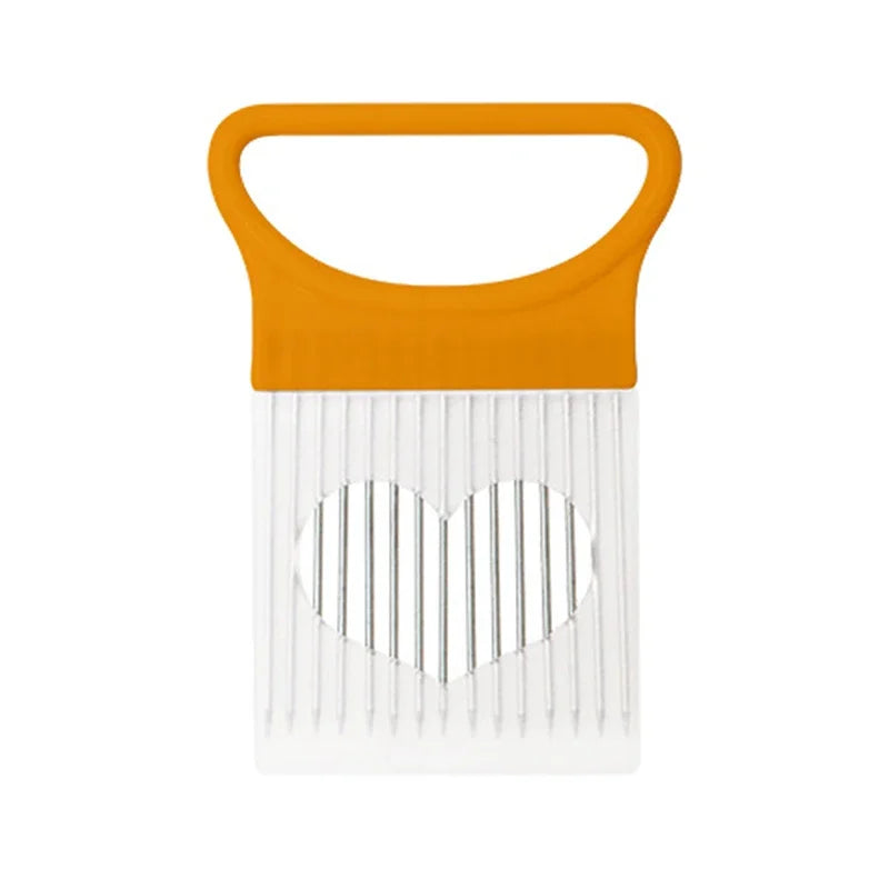 Onion Holder & Vegetable Slicing Tool – Tomato, Potato, Lemon Cutter with Stainless Steel Pins