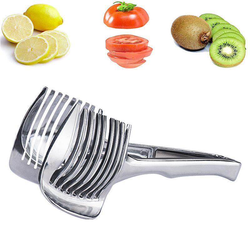 Heavy-Duty Manual Tomato & Lemon Slicer – Stainless Steel Kitchen Slicing Machine