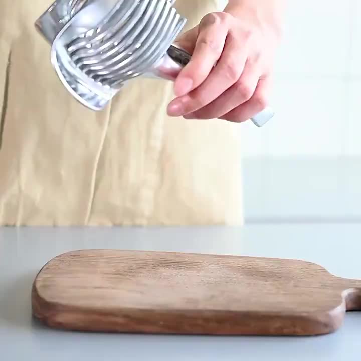 Heavy-Duty Manual Tomato & Lemon Slicer – Stainless Steel Kitchen Slicing Machine